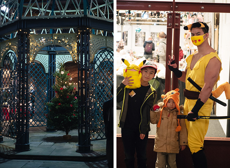 Hyper Japan Christmas Market 2015 Tobacco Dock Pokemon Pikachu cosplay costumes family