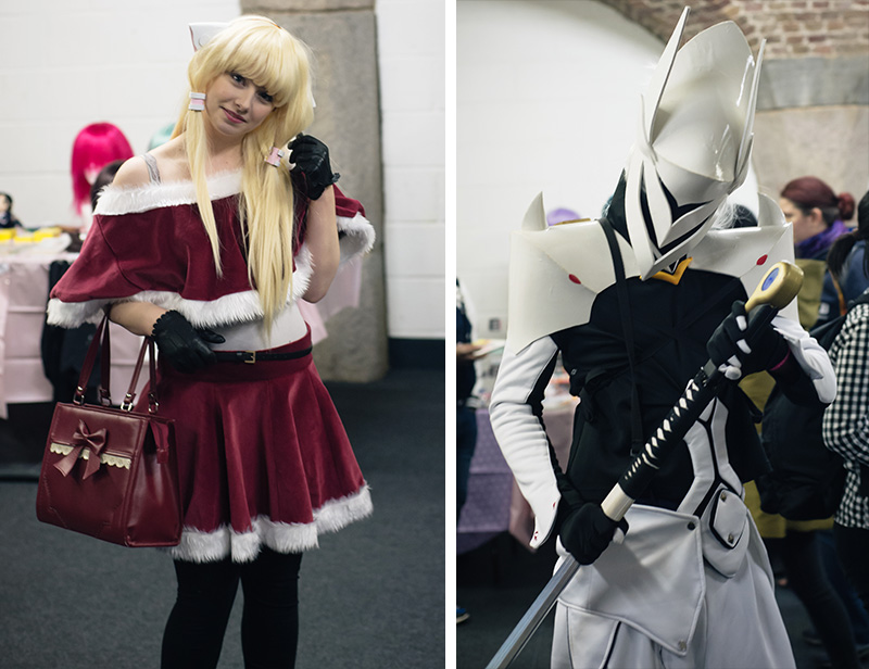Hyper Japan Christmas Market 2015 at Tobacco Dock London. Cosplay.