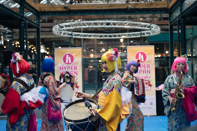 Hyper Japan Christmas Market 2015 at Tobacco Dock London.