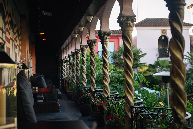 The Roof Gardens Kensington London.