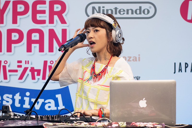 MC Itsuka and DJ Gonchi J-pop rap Charisma.com performing live at Hyper Japan festival 2016 Kensington Olympia.