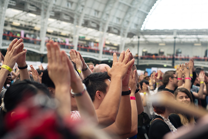 MC Itsuka and DJ Gonchi J-pop rap Charisma.com performing live at Hyper Japan festival 2016 Kensington Olympia.