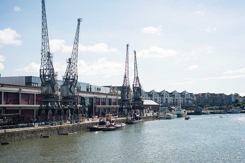 Bristol harbour landscape