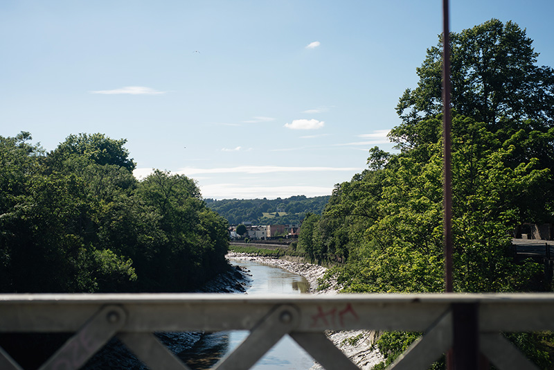 Bristol bridge landscape.