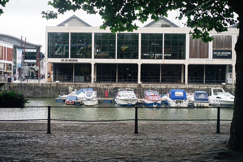 Bristol harbour landscape boats.