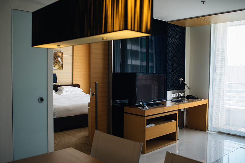 Anantara Sathorn Bangkok hotel Thailand room one bedroom suite.