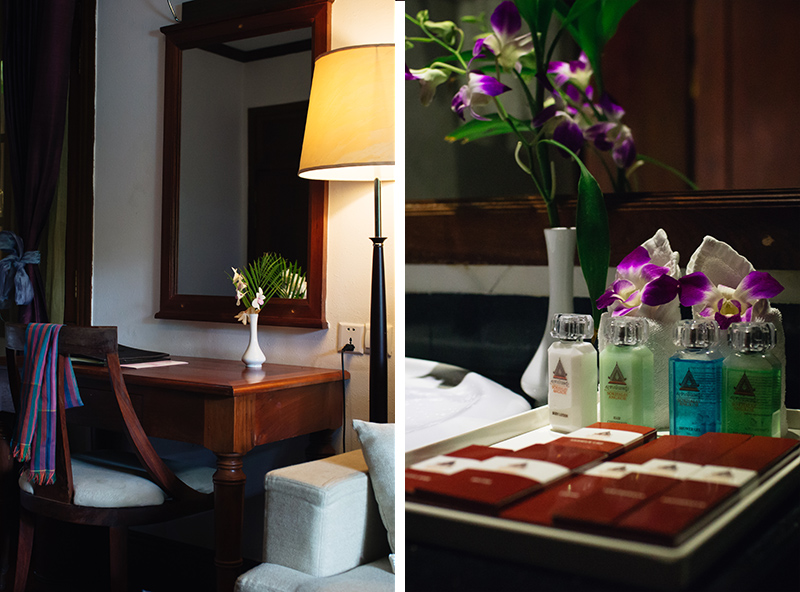 Sokhalay Angkor Villa Resort room in Siem Reap Cambodia.