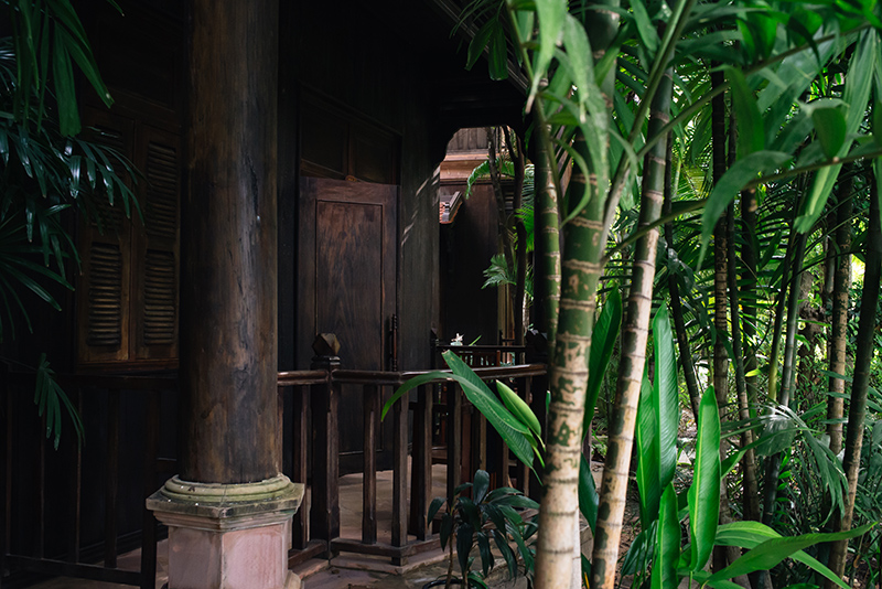 Sokhalay Angkor Villa Resort balcony terrace in Siem Reap Cambodia.
