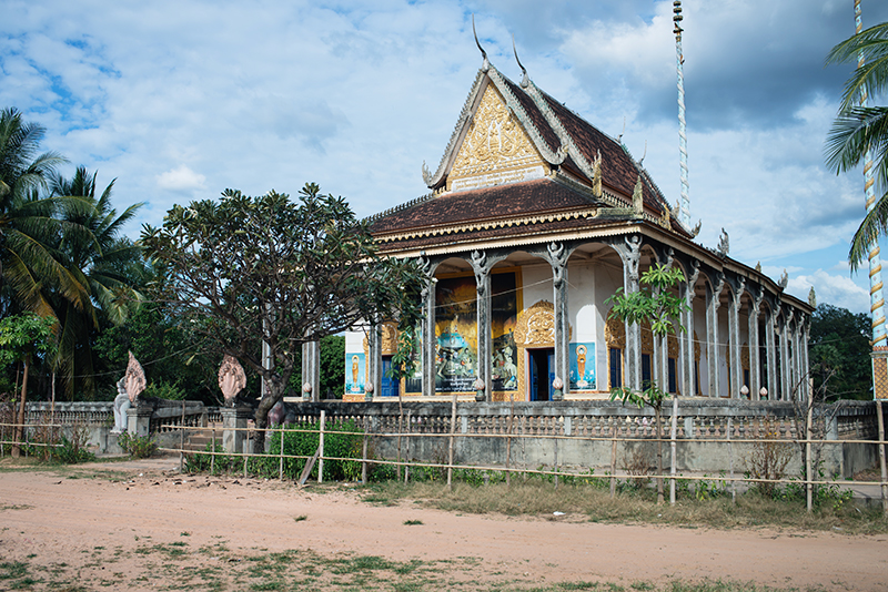 Siem Reap Cambodia Buddhist Temple.