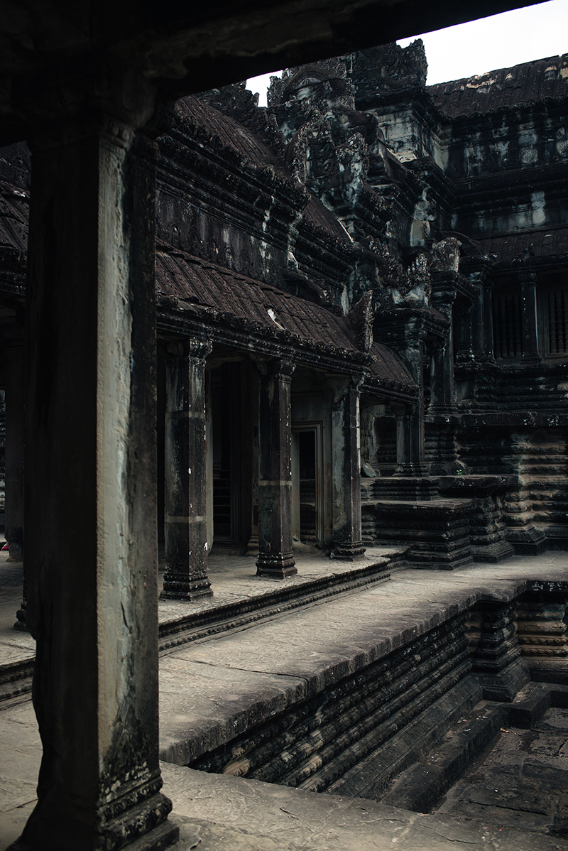 Angkor Wat temple complex Siem Reap Cambodia.