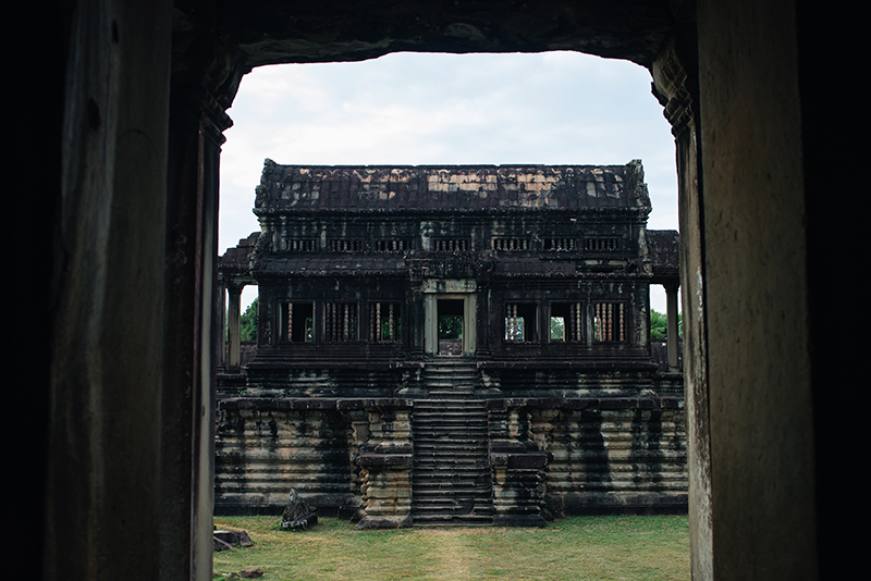 Angkor Wat temple complex Siem Reap Cambodia.