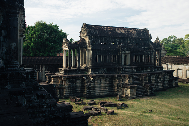 Angkor Wat temple complex Siem Reap Cambodia.