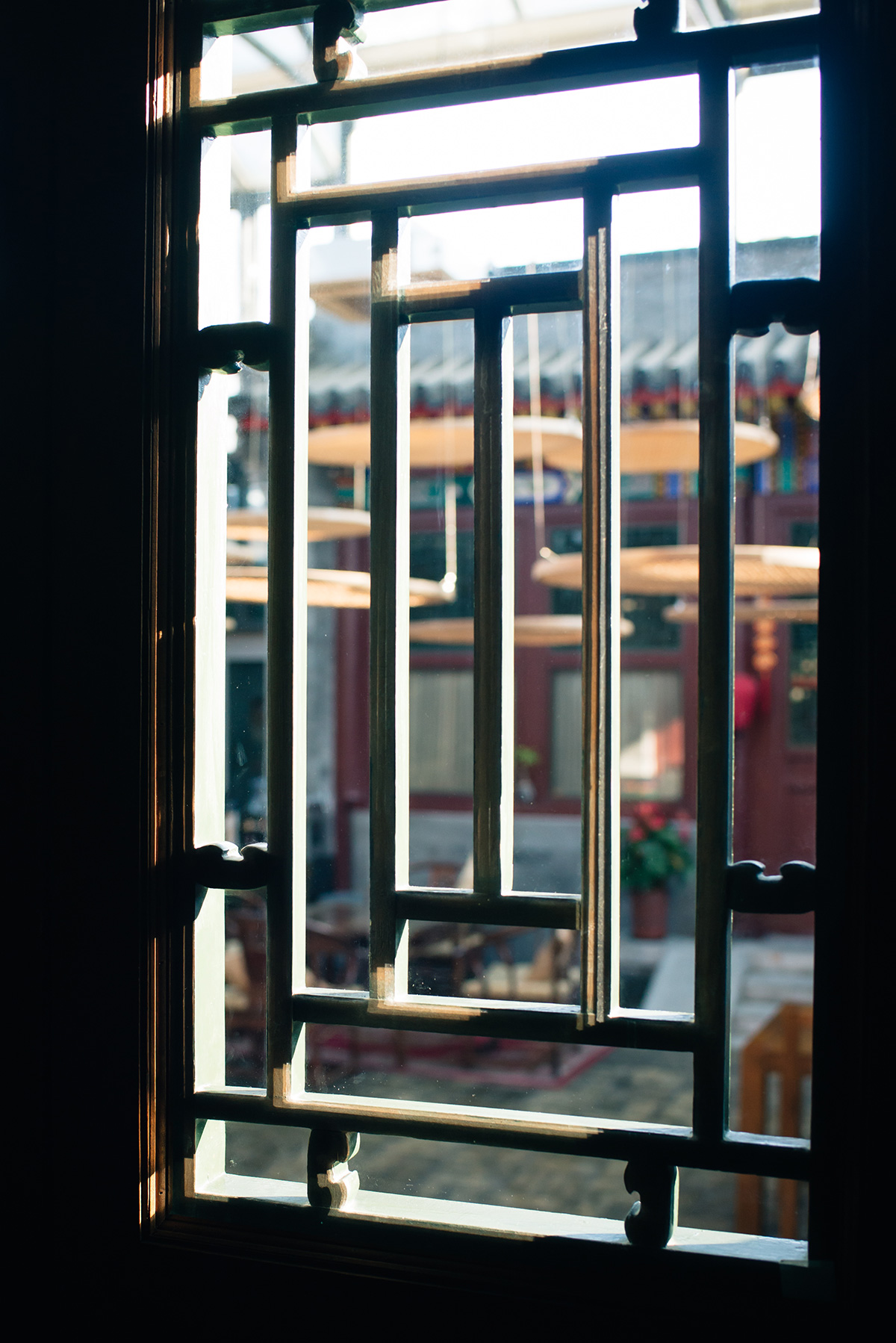 Shichahai Sandalwood Boutique Hotel Beijing China, traditional Chinese Hutong courtyard residence.