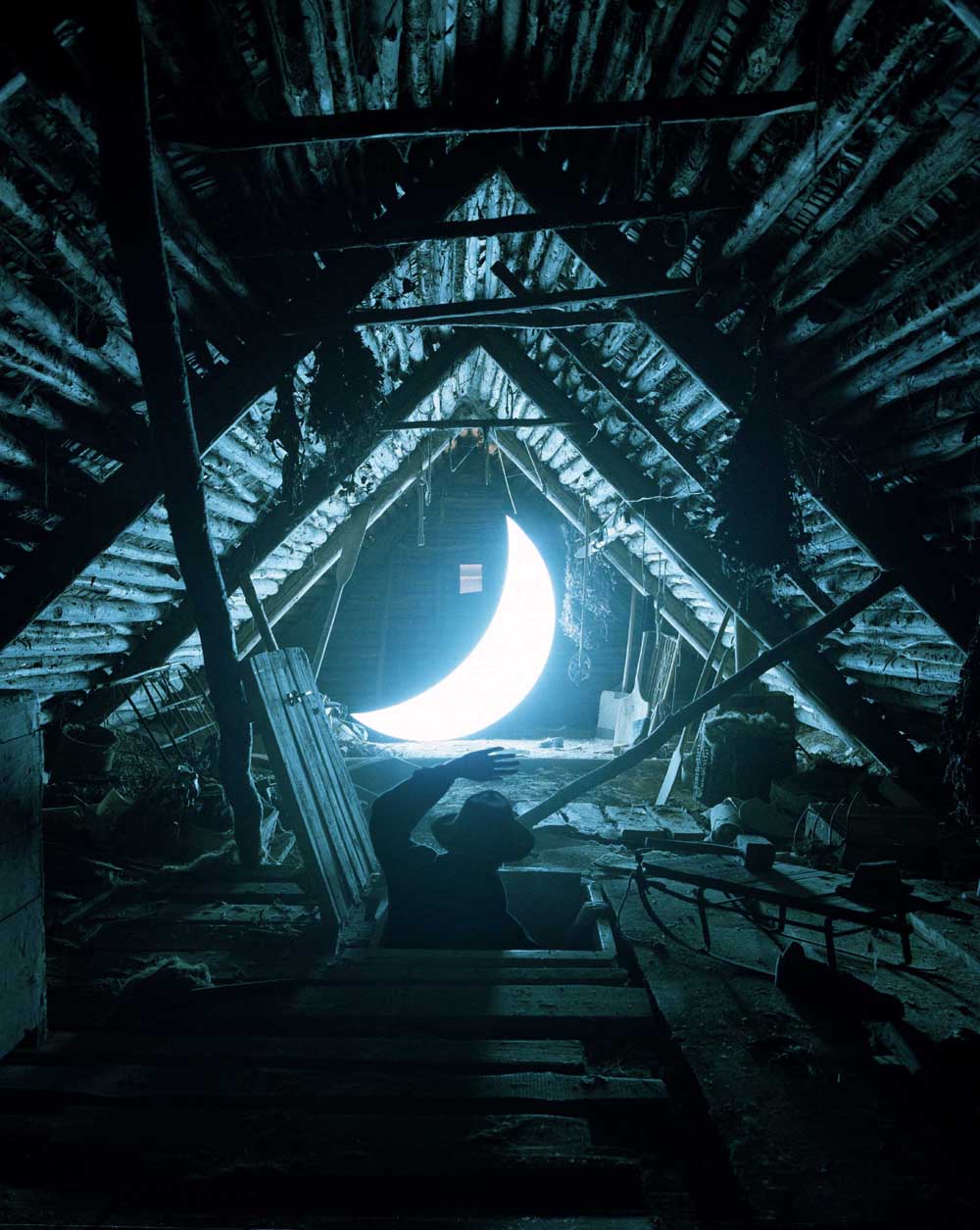 Leonid Tishkov / Boris Bendikov Private Moon Leonid Tishkov, Boris Bendikov, Private Moon, Photography, Dreamy, Moon, Night, Surreal