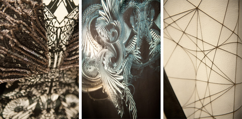 Trace Publicity Autumn Winter 2013 AW13 Press Day, Fyodor Golan, Jean-Pierre Braganza, Close up details prints & textures