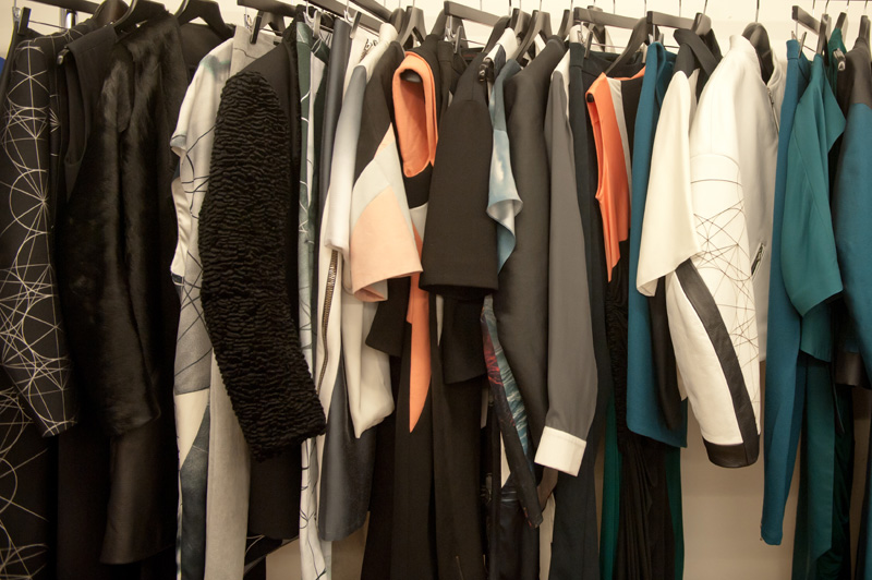 Trace Publicity Autumn Winter 2013 AW13 Press Day, Jean-Pierre Braganza collection, textures, rail