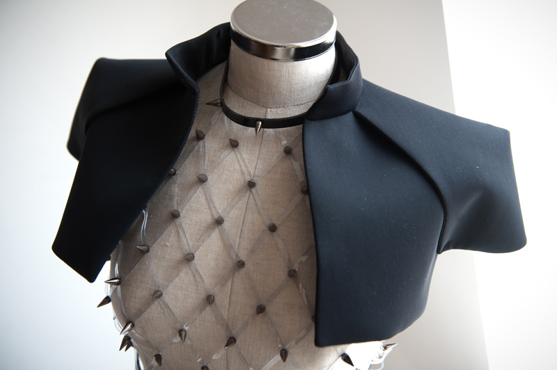 Trace Publicity Autumn Winter 2013 AW13 Press Day, Fannie Schiavoni studded harness