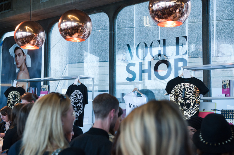Vogue Festival 2013 Southbank Center London Vogue Shop with Versace