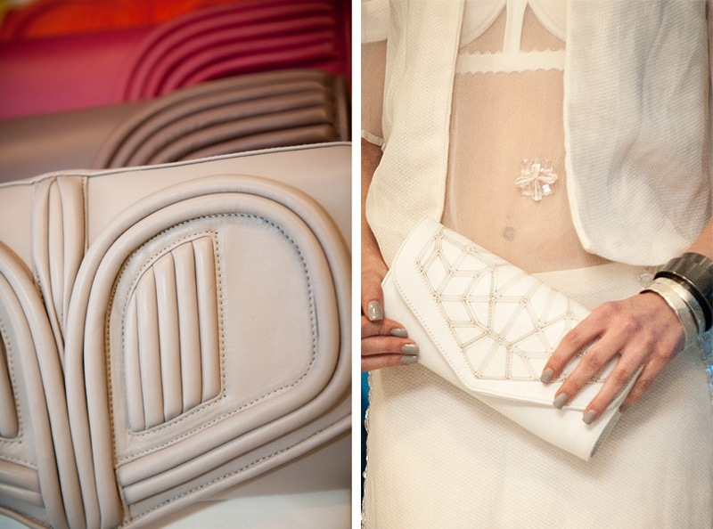 Bracher Emden Hemyca Atelier Event RBS London Bracher Emden, Bags, Clutch, White, Grey, Snake, Skin, Handmade, Luxury, Designer, Sci Fi, Unique, Hemyca, Collection, Sheer, Catwalk, Event, London, RBS, Geometric, Print, Bora Aksu, Collaboration, Heart, Red, Taupe
