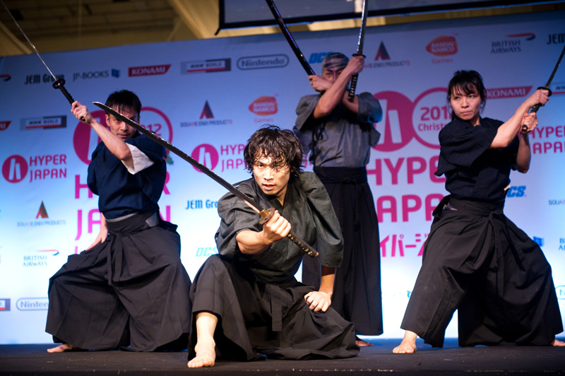 Hyper Japan Hyper Japan, 2012, Christmas, Earls Court, Convention, Olympia, EC and O, Trade Show, Exhibition, Japanese, Japan, Event, Street Fashion, Fruits, Kamui, Samurai, Swords, Show, Performance, Art, Demonstration,