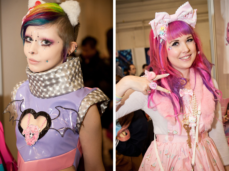 Hyper Japan Hyper Japan, 2012, Christmas, Earls Court, Convention, Olympia, EC and O, Trade Show, Exhibition, Japanese, Japan, Event, Street Fashion, Fruits, Cosplay, Kawaii, Fashion, Cute, Lolita, Harajuku, Pastel, Girls, Ears, Rainbow, Punk, Piercings, Frilly, Ribbon,