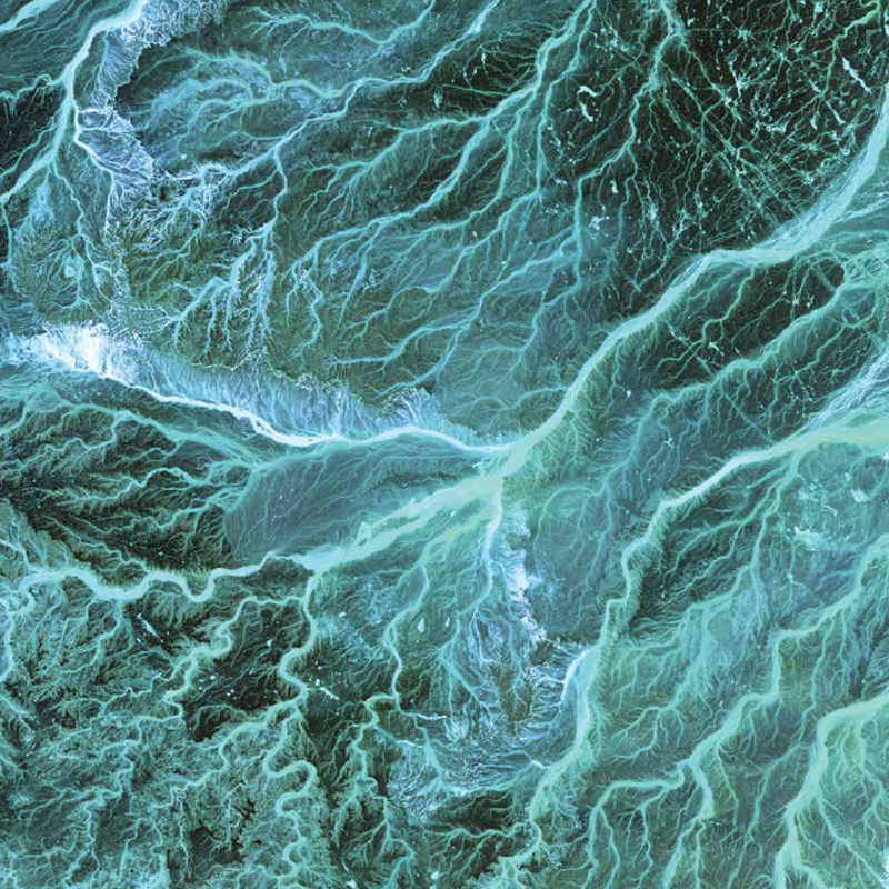 NASA, Earth As Art, Terra Satellite, Wadi Branches, Jordan