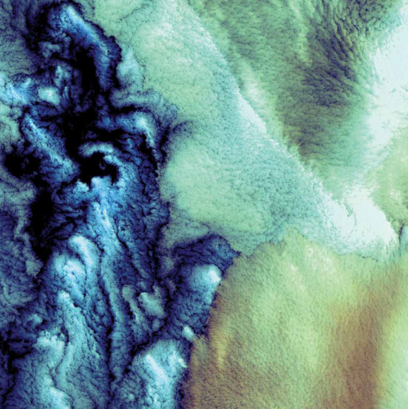 NASA, Earth As Art, Landsat 7, Aleutian Clouds, Bering Sea