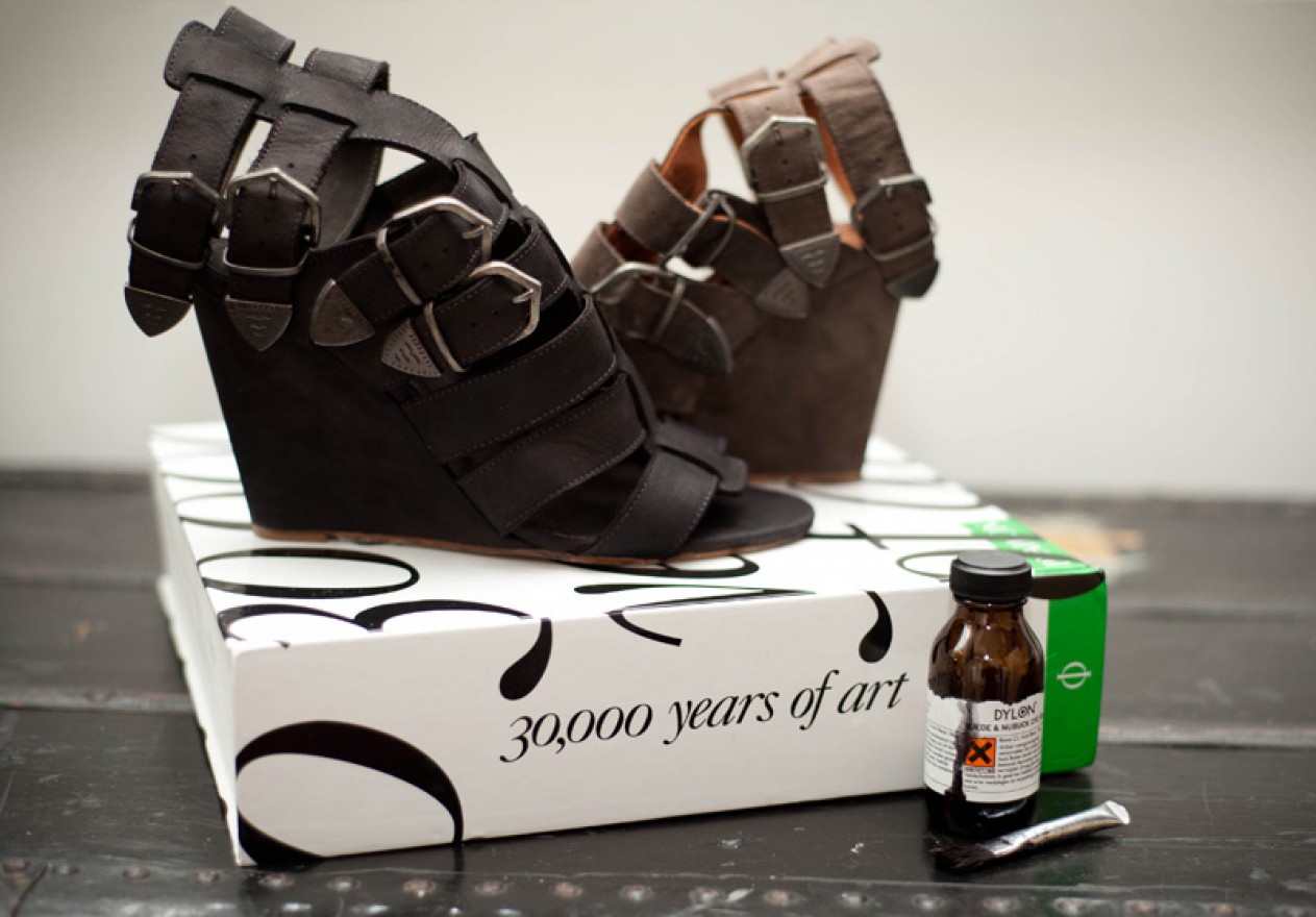 How To Dye Leather Shoes DIY FAIIINT