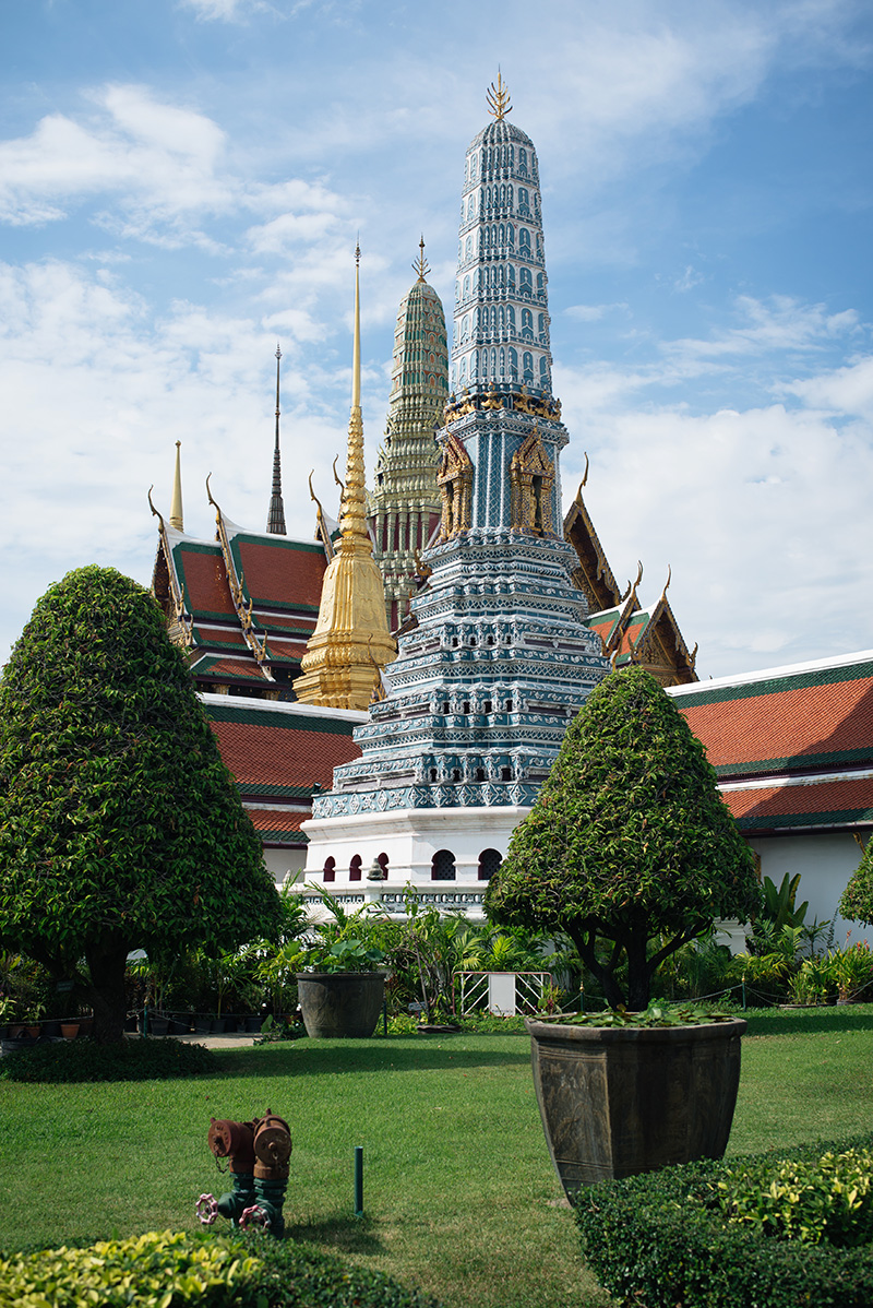Temples of Bangkok Thailand, The Grand Palace and Wat Phra Kaew.